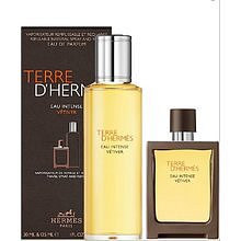 Hermes Terre D´Hermes Eau Intense Vétiver Dárková sada pánská parfémovaná voda 30 ml a náplň 125 ml
