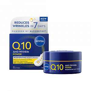Nivea Q10 Power regenerační noční krém proti vráskám 50 ml