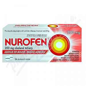 NUROFEN 200MG obalené tablety 24 I