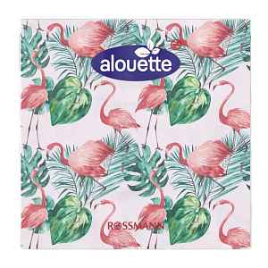 alouette Ubrousky 25x25 cm Plameňáci 20 ks