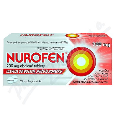NUROFEN 200MG obalené tablety 24 I