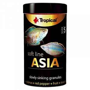 Tropical Asia S 100ml/50g měkké granulované krmivo pro masožravé a všežravé ryby
