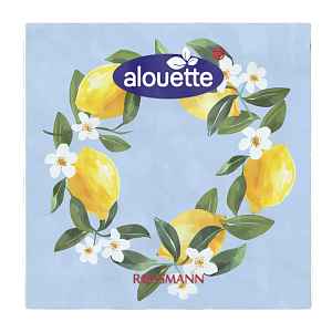 alouette Ubrousky 25x25 cm Citron 20 ks