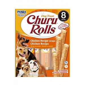 Churu Dog Rolls Chicken Wraps Chicken 8x12g