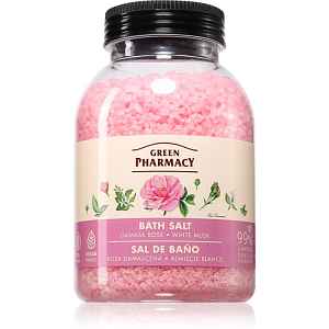 Green Pharmacy Damask Rose & White Musk Bath Salt relaxační sůl do koupele 1000 g