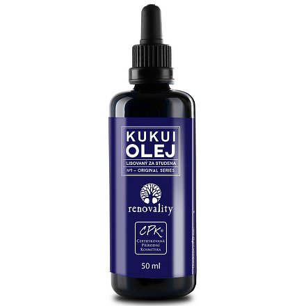 Renovality Kukui olej lisovaný za studena 50ml