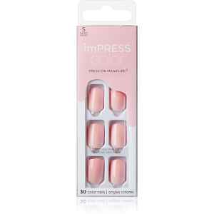 KISS imPRESS Color Short umělé nehty samolepicí Pick Me Pink 30 ks