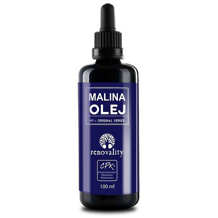 Renovality Malinový olej lisovaný za studena 100ml