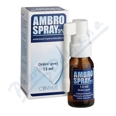 Ambrospray 5 % orální sprej 13 ml