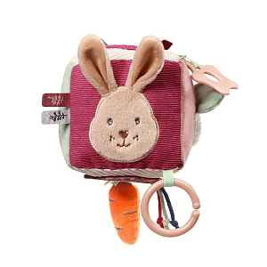 Babyono Senzorická textilní kostka Rabbit Karo