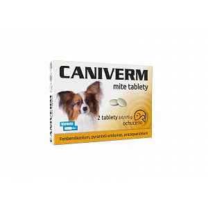 Bioveta Caniverm mite 0,175 g 2 tablety