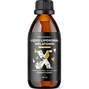 BrainMax Liquid Liposomal Melatonin, Honey Melon, 0,49 mg, 150 ml