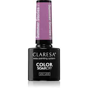 Claresa SoakOff UV/LED Color Summer Stories gelový lak na nehty odstín 7 5 g