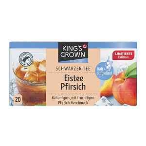 King's Crown Černý čaj s příchutí broskve