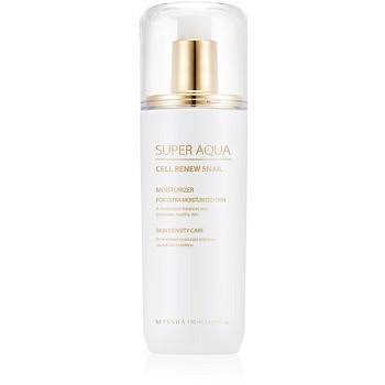 Missha Super Aqua Cell Renew Snail hydratační pleťové mléko se šnečím extraktem 130 ml