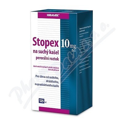Stopex na suchý kašel 10 mg/5 ml perorální roztok