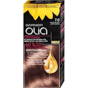 Garnier Permanentní olejová barva na vlasy bez amoniaku Olia 7.0 tmavá blond