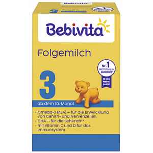 BEBIVITA Mléko 3 Instantní pokračovací mléčná výživa od uk. 9. měsíce, 500 g