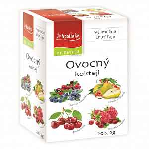 Apotheke Ovocný koktejl čaj.směsi 4v1 20x2g n.s.