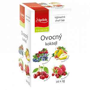 Apotheke Ovocný koktejl čaj.směsi 4v1 20x2g n.s.