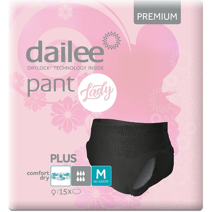 Dailee PANT LADY Premium Plus M Black 15ks