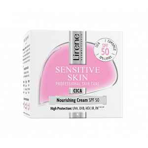 Lirene Sensitive Skin CICA Ochranný krém SPF50 50 ml