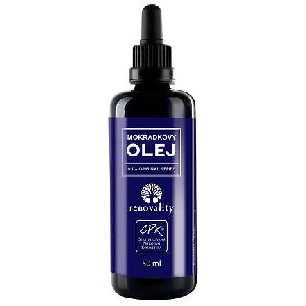 Renovality Mokřadkový olej lisovaný za studena 50ml