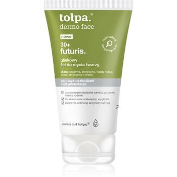 Tołpa Dermo Face Futuris 30+ mycí gel na obličej s jílem 150 ml