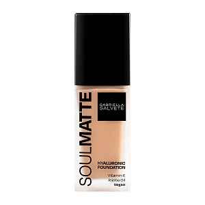 Gabriella Salvete Soulmatte Foundation Hyaluronic 04 Warm Golden Sand make-up 30 ml