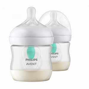 Philips Avent Láhev Natural Response s ventilem AirFree 125ml, 0m+, 2 ks