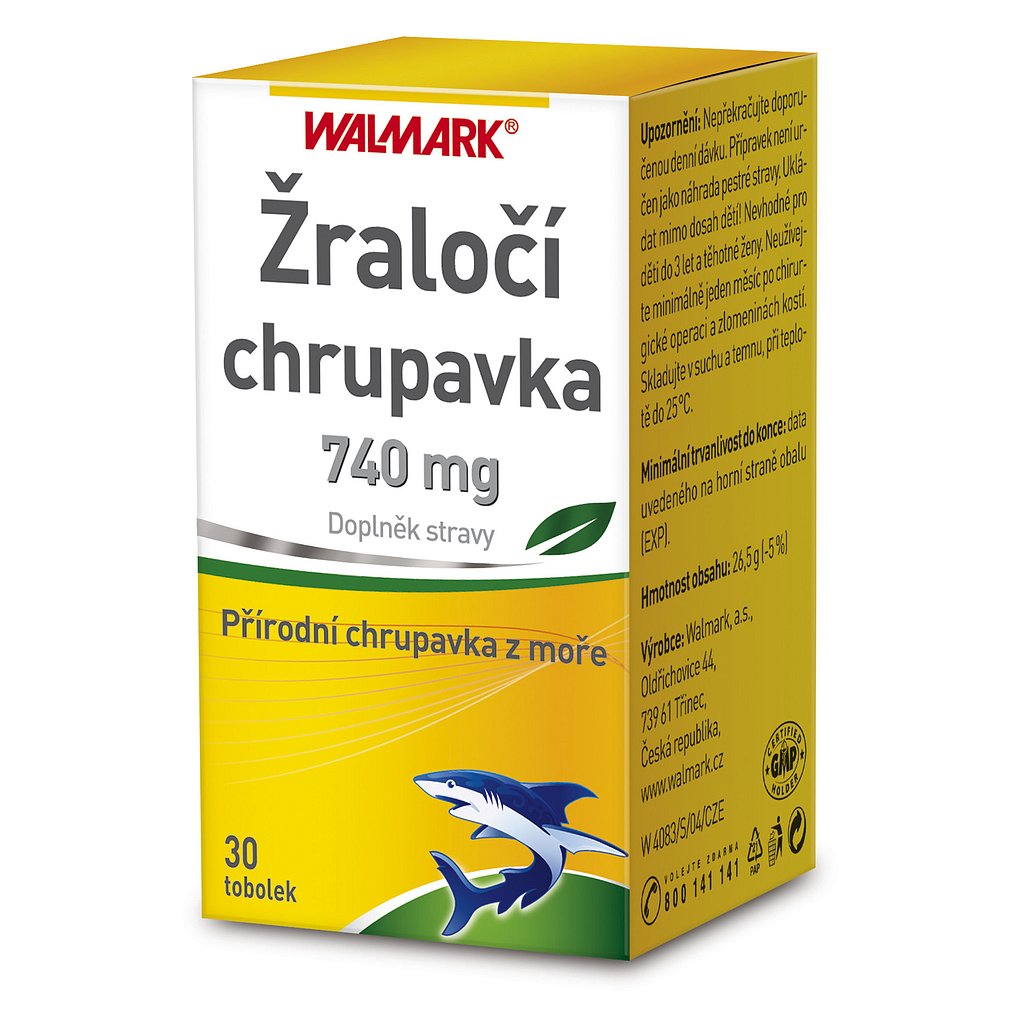 Walmark žraločí chrupavka 740mg cps.30