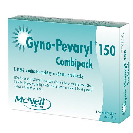 Gyno-pevaryl CP 150x3+krém15g