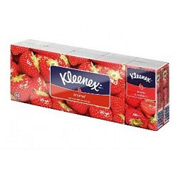 Kleenex Family hanks Strawberry 10x10 ks
