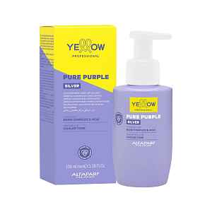 Koncentrovaný fialový pigment pro neutralizaci žlutých tónů Yellow Professional Silver Pure Purple - 100 ml