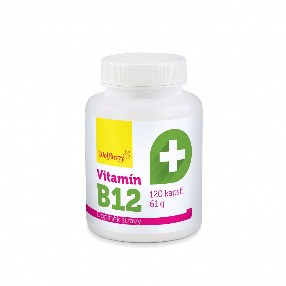WOLFBERRY Vitamín B12 120 kapslí
