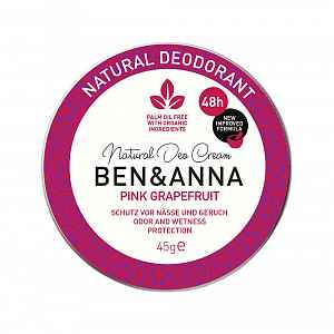 BEN&ANNA Tuhý deodorant v kelímku Růžový grapefruit 45 g
