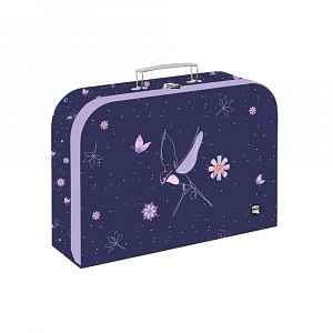 Oxybag Kufřík na výtvarku Flowers, 34 cm, lamino