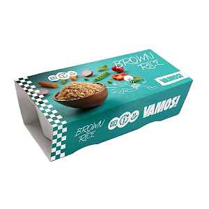 VAMOS! Hnědá rýže vařená 2 x 125 g