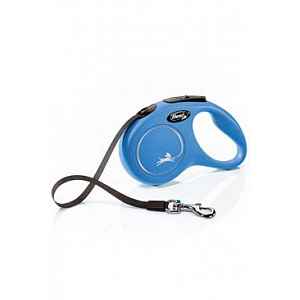 Vodítko Flexi Classic New S Pásek 5m/15kg Modrá