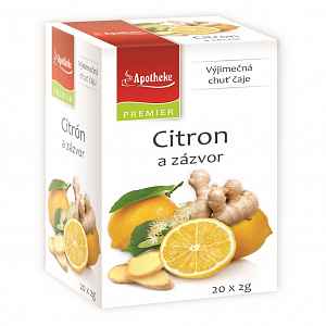 Apotheke Citron+zázvor s lípou čaj 20x2g n.s.