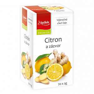 Apotheke Citron+zázvor s lípou čaj 20x2g n.s.