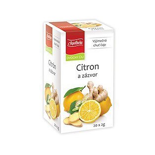 Apotheke Citron+zázvor s lípou čaj 20x2g n.s.