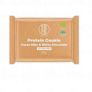 BrainMax Pure Protein Cookie Kakaové boby & bílá čokoláda BIO 60 g