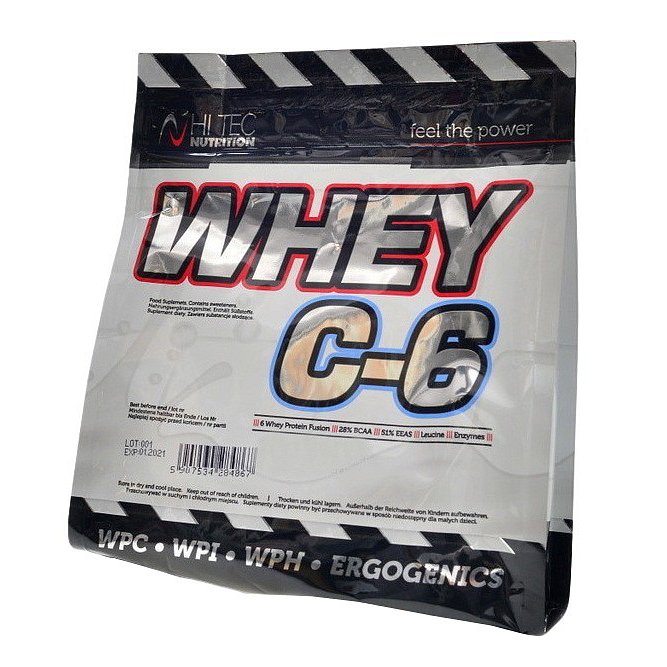 HiTec Nutrition Whey C-6 ořechový mix 1000g
