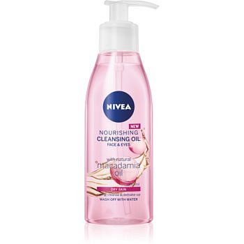 Nivea Cleansing Oil Nourishing Macadamia vyživující čisticí olej pro suchou pleť 150 ml