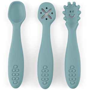 Petite&Mars Take&Match 6m+ lžička pro děti Frosted Sky 3 ks