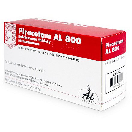 Piracetam AL 800 tablety potažené 60 x 800 mg