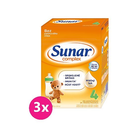 3x SUNAR Complex 4, 600 g