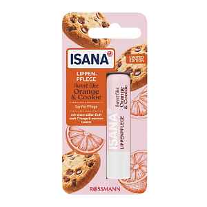 ISANA Balzám na rty Orange&Cookie