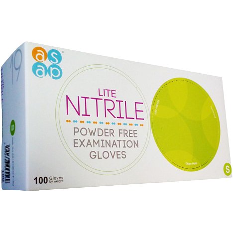 Jednorázové rukavice NITRIL bez pudru vel. S 100ks
